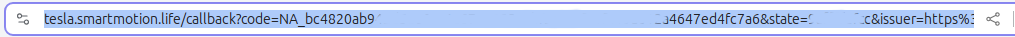 Tesla callback address bar